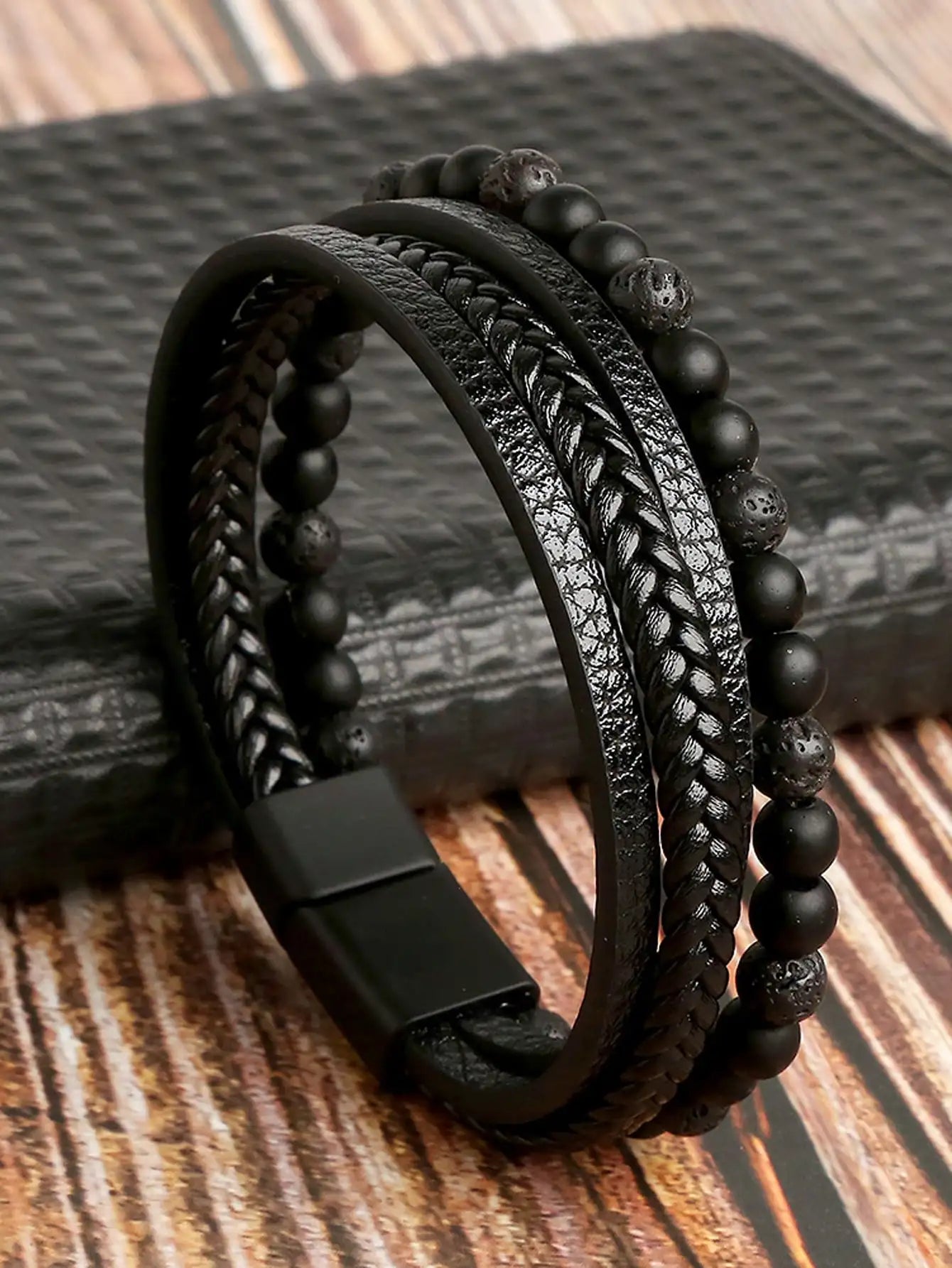 Men’s Lava Stone Bracelet