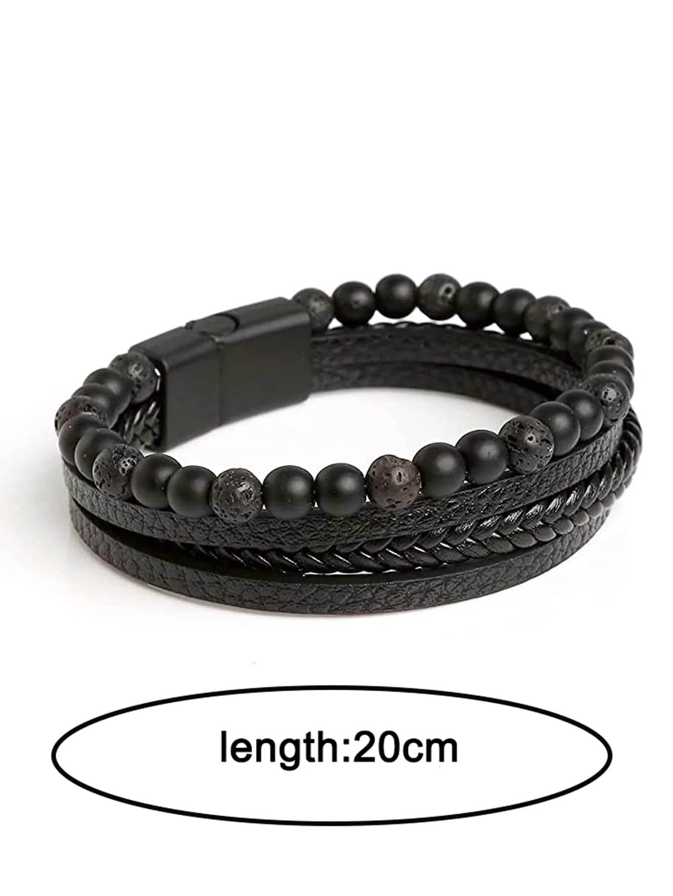 Men’s Lava Stone Bracelet