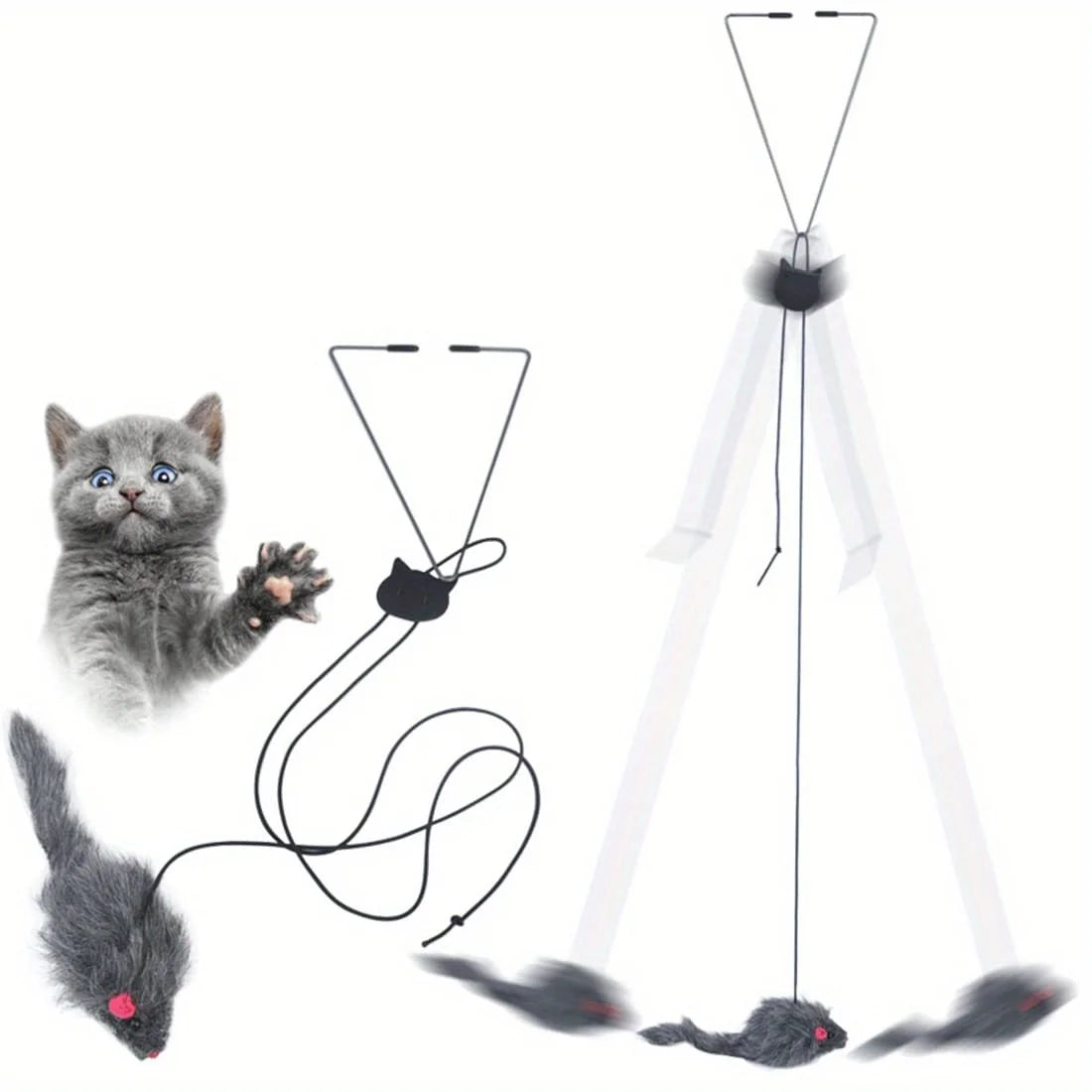 Hanging Cat Toy Delight