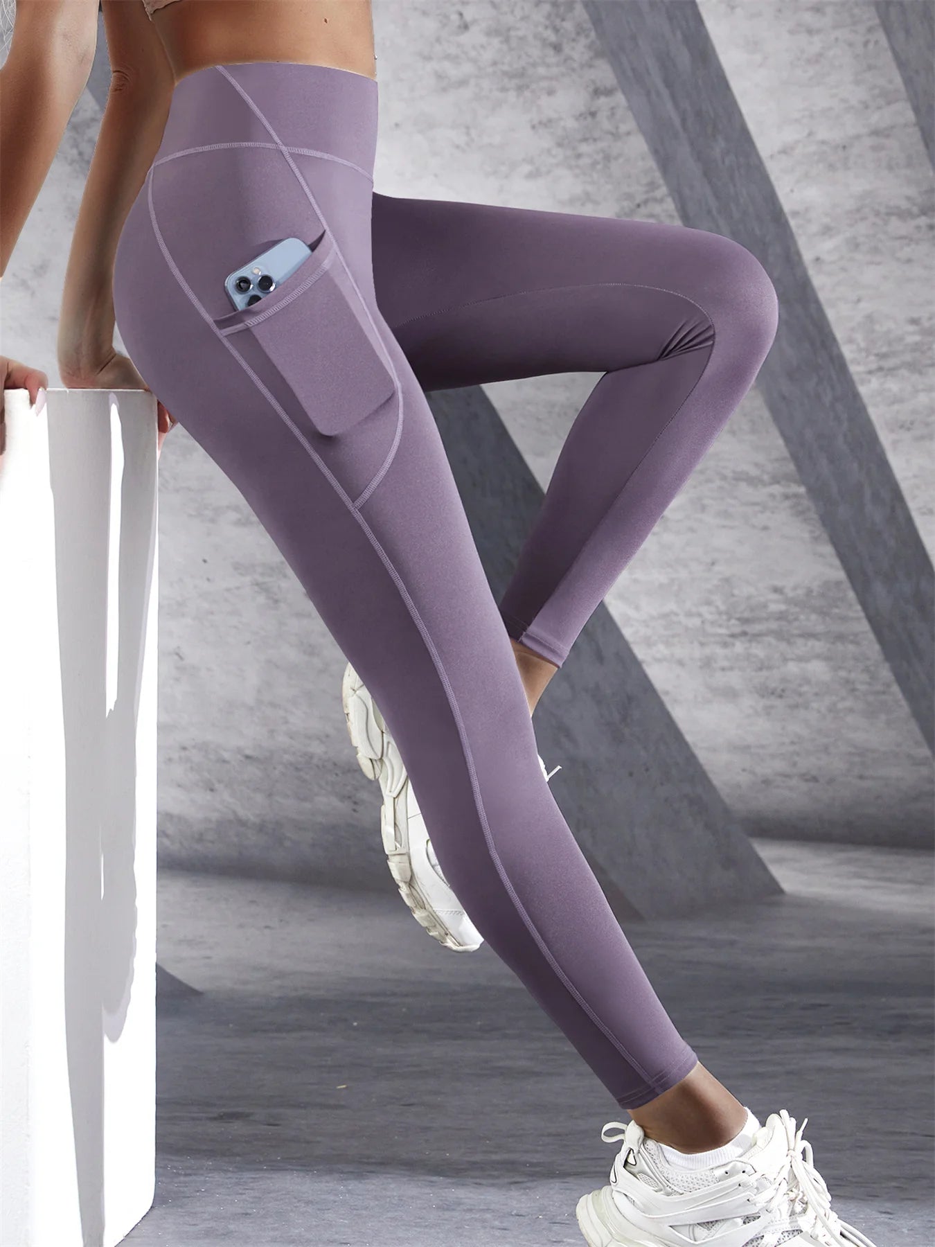 High Waist Leggings with Pockets – Women’s Stretch Yoga & Fitness Pants