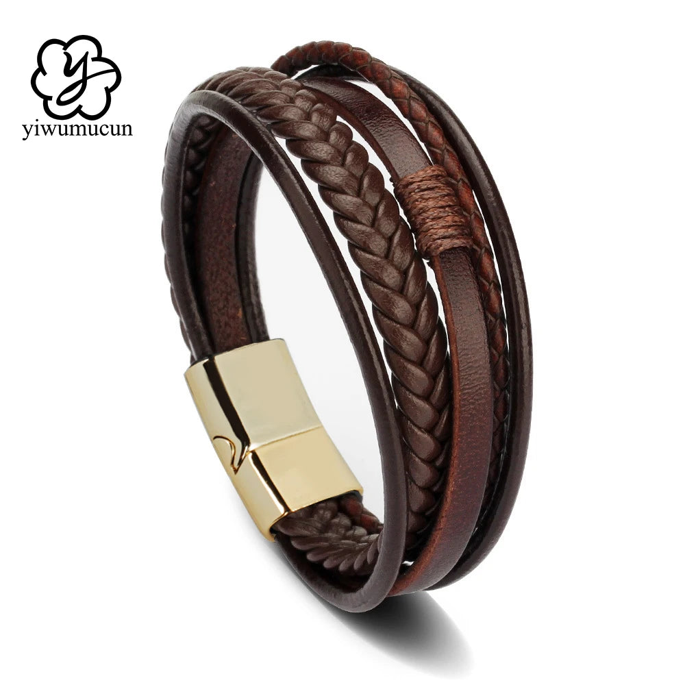 Men’s Braided Leather Bracelet