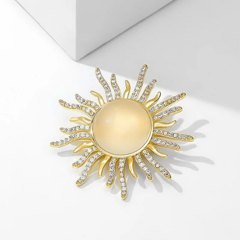 Elegant Angel Heart Brooch