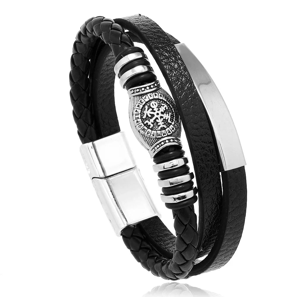 Men’s Braided Leather Bracelet