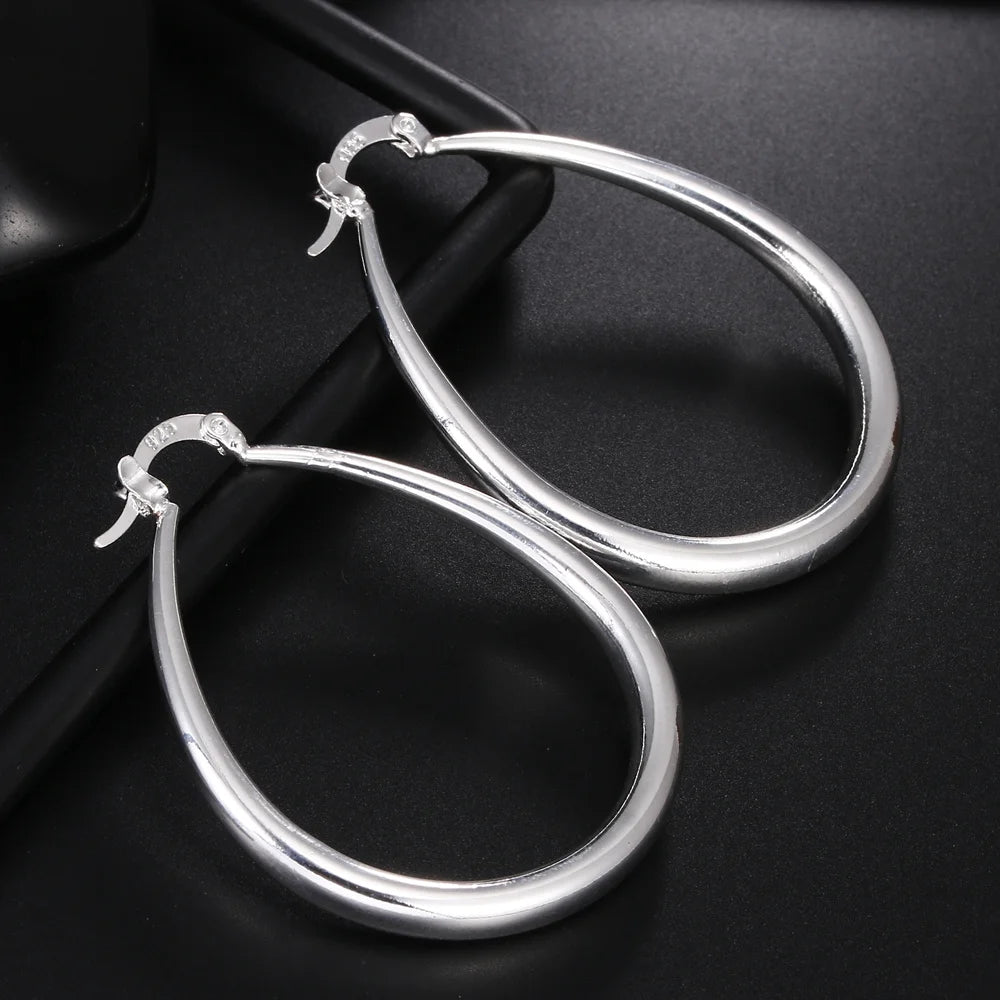Sterling Silver Hoop Earrings