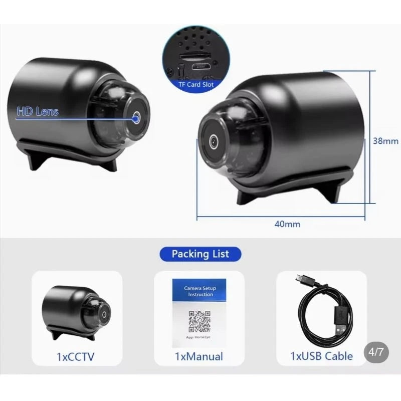 X5 Mini HD WiFi Camera