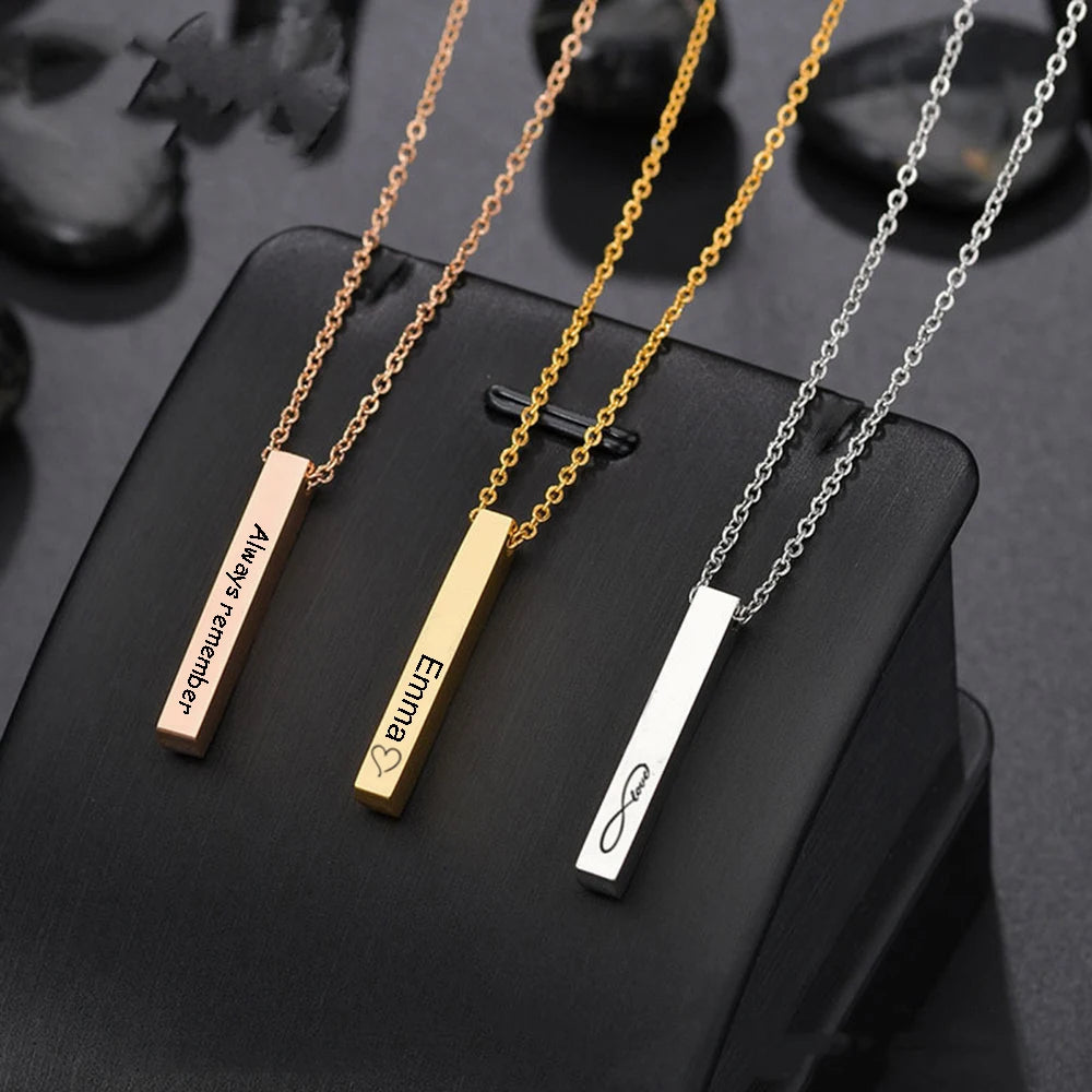 Custom Engraved Bar Bracelet