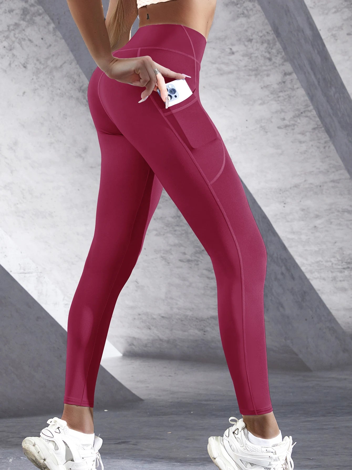 High Waist Leggings with Pockets – Women’s Stretch Yoga & Fitness Pants