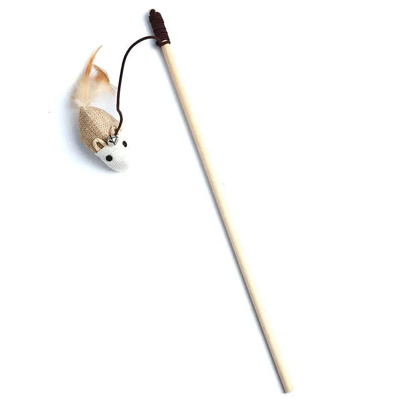 Interactive Feather Cat Wand