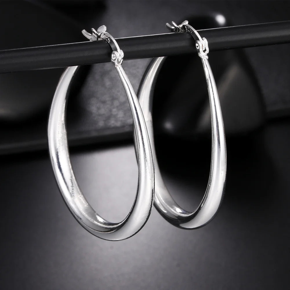 Sterling Silver Hoop Earrings