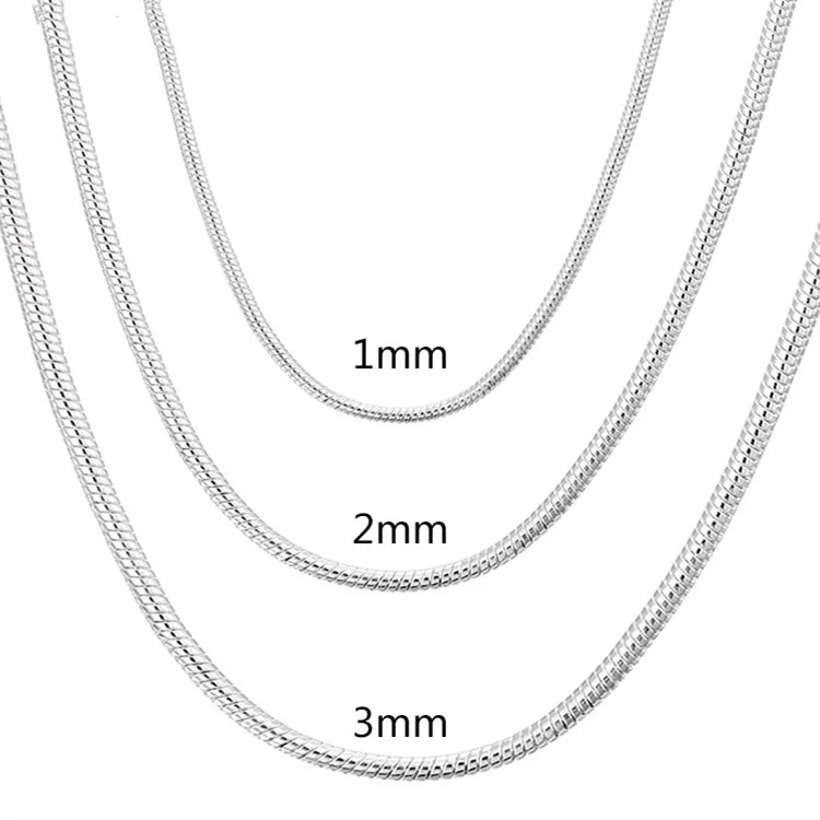 Sterling Silver Snake Chain