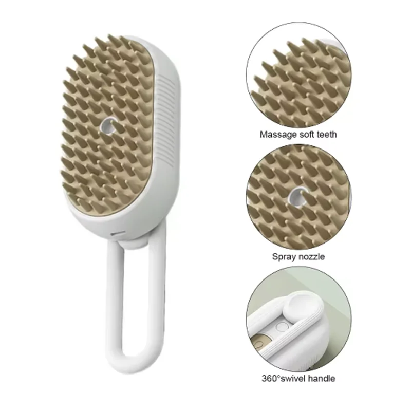 3 in 1 Pet Grooming Brush