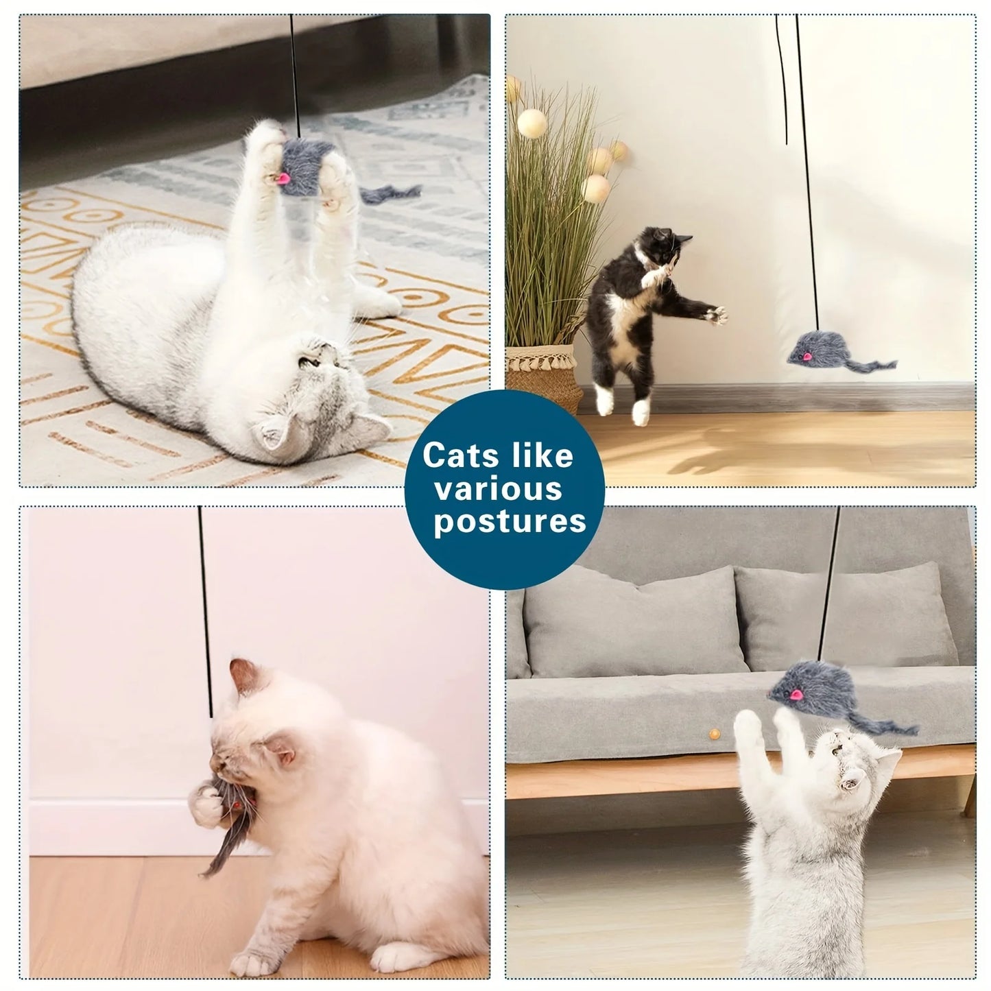 Hanging Cat Toy Delight
