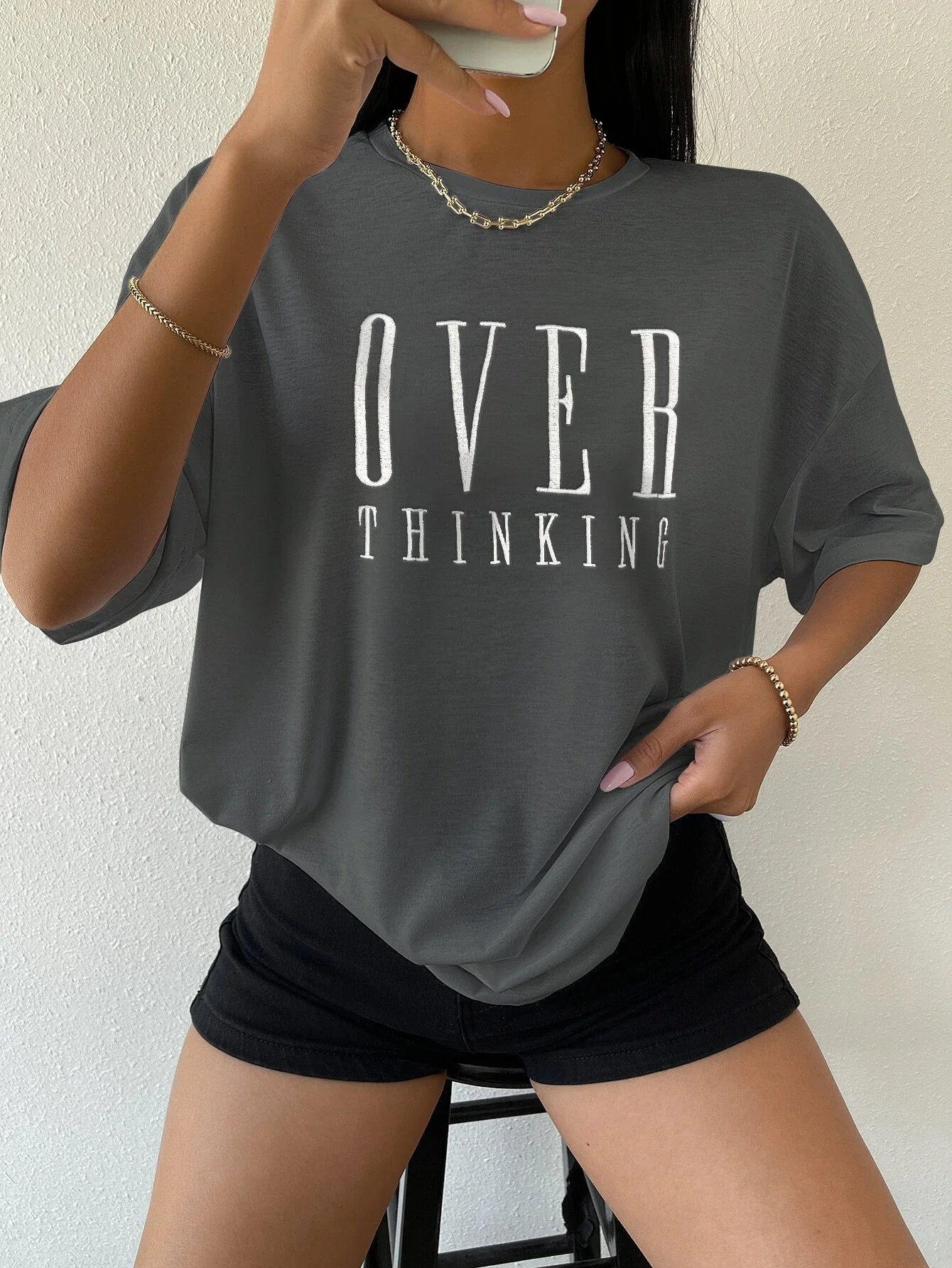 Overthinking Vintage Cotton Tee