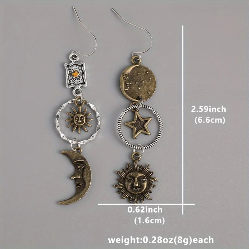 Celestial Charm Statement Earrings