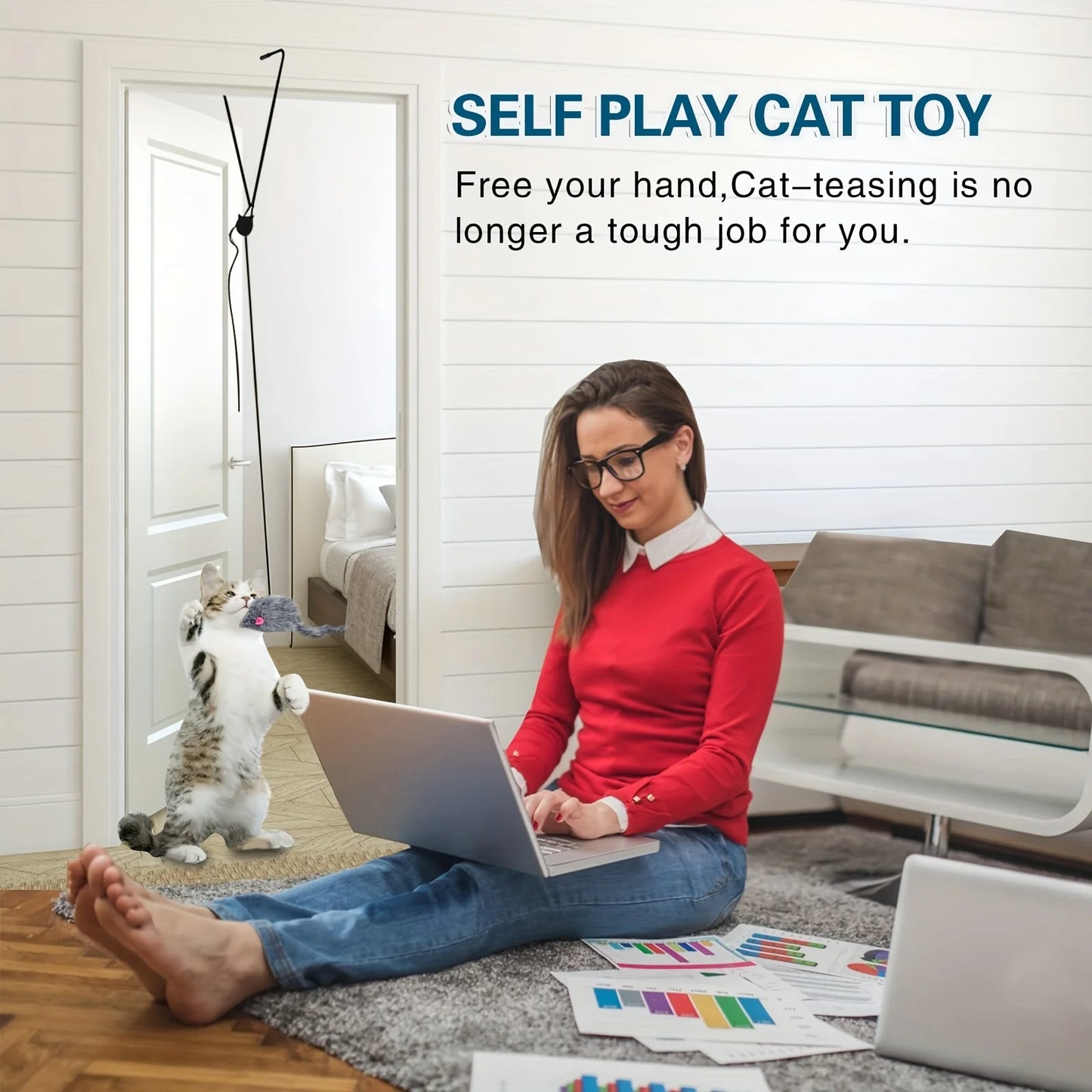 Hanging Cat Toy Delight
