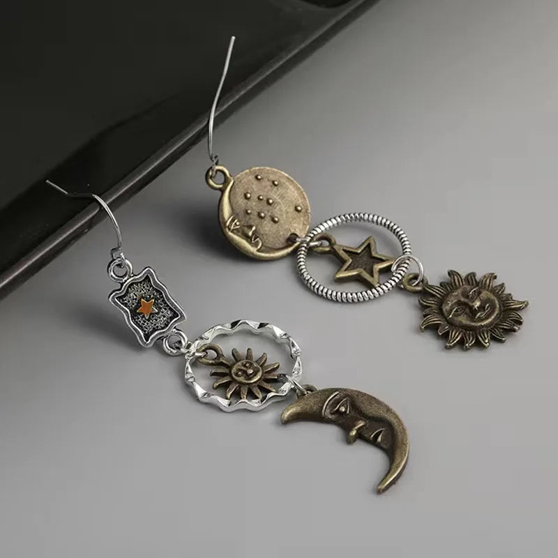 Celestial Charm Statement Earrings