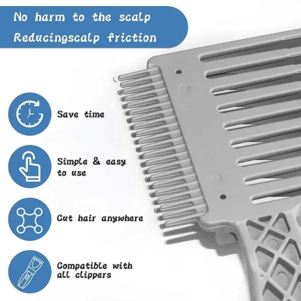 Curved Heat-Resistant Barber Comb