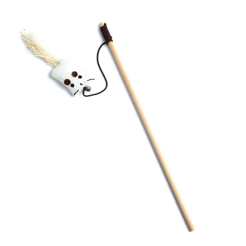 Interactive Feather Cat Wand