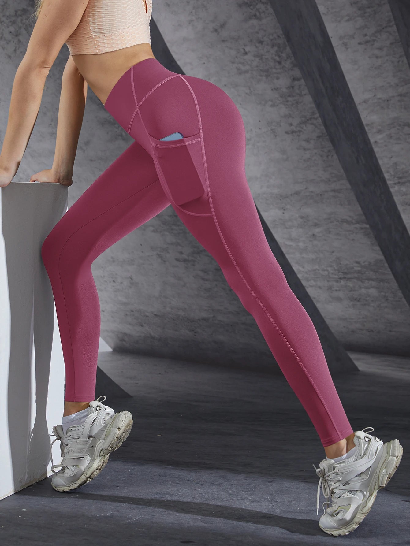 High Waist Leggings with Pockets – Women’s Stretch Yoga & Fitness Pants