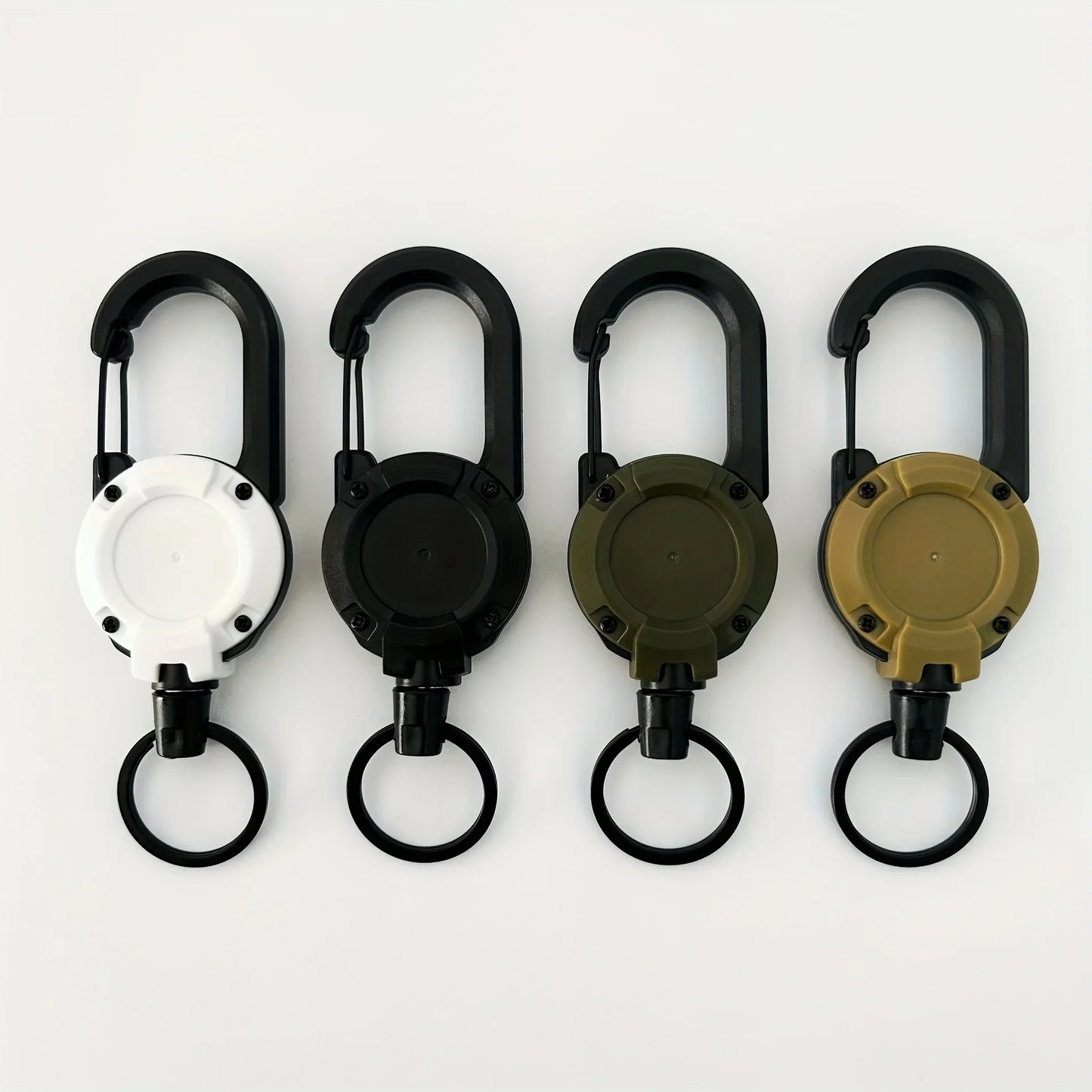 Retractable Carabiner Keychain Clip