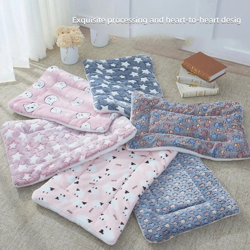 Cozy Flannel Pet Bed