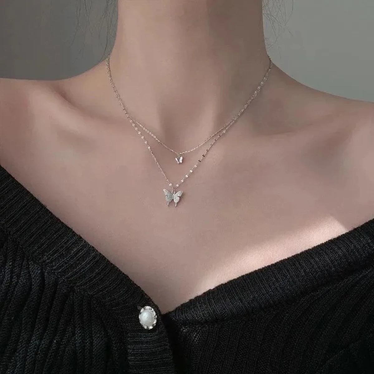 Minimalist Shine Alloy Necklace