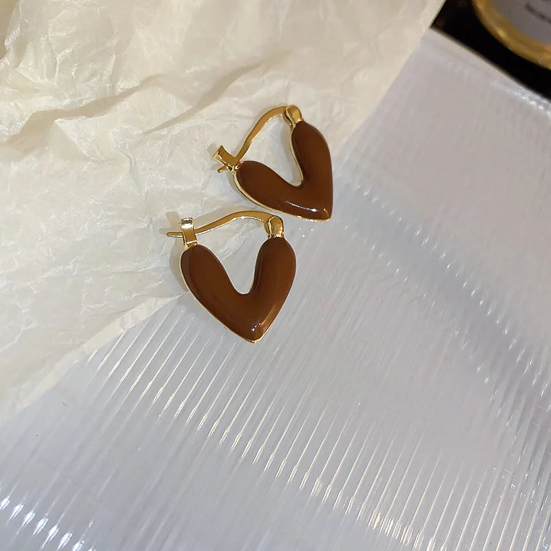 Vintage Drip U Hoop Earrings