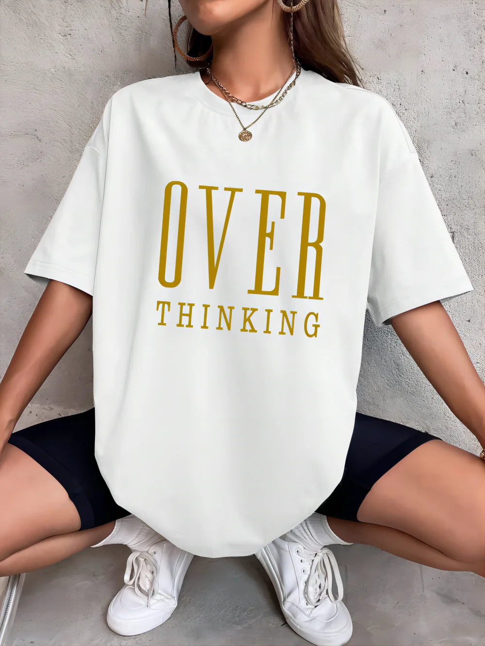 Overthinking Vintage Cotton Tee