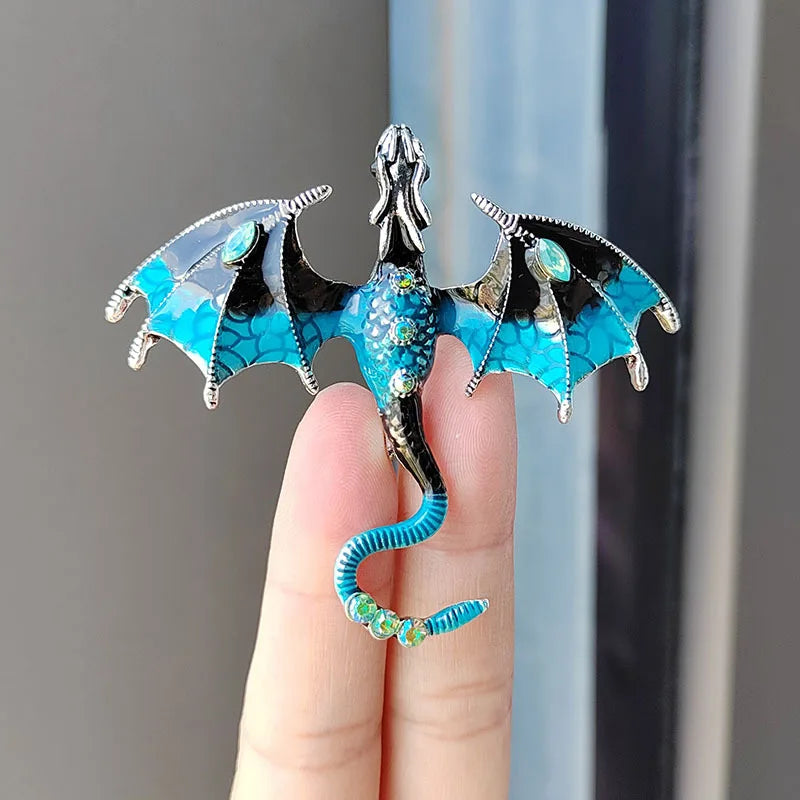 Enchanted Dragon Brooch Pin