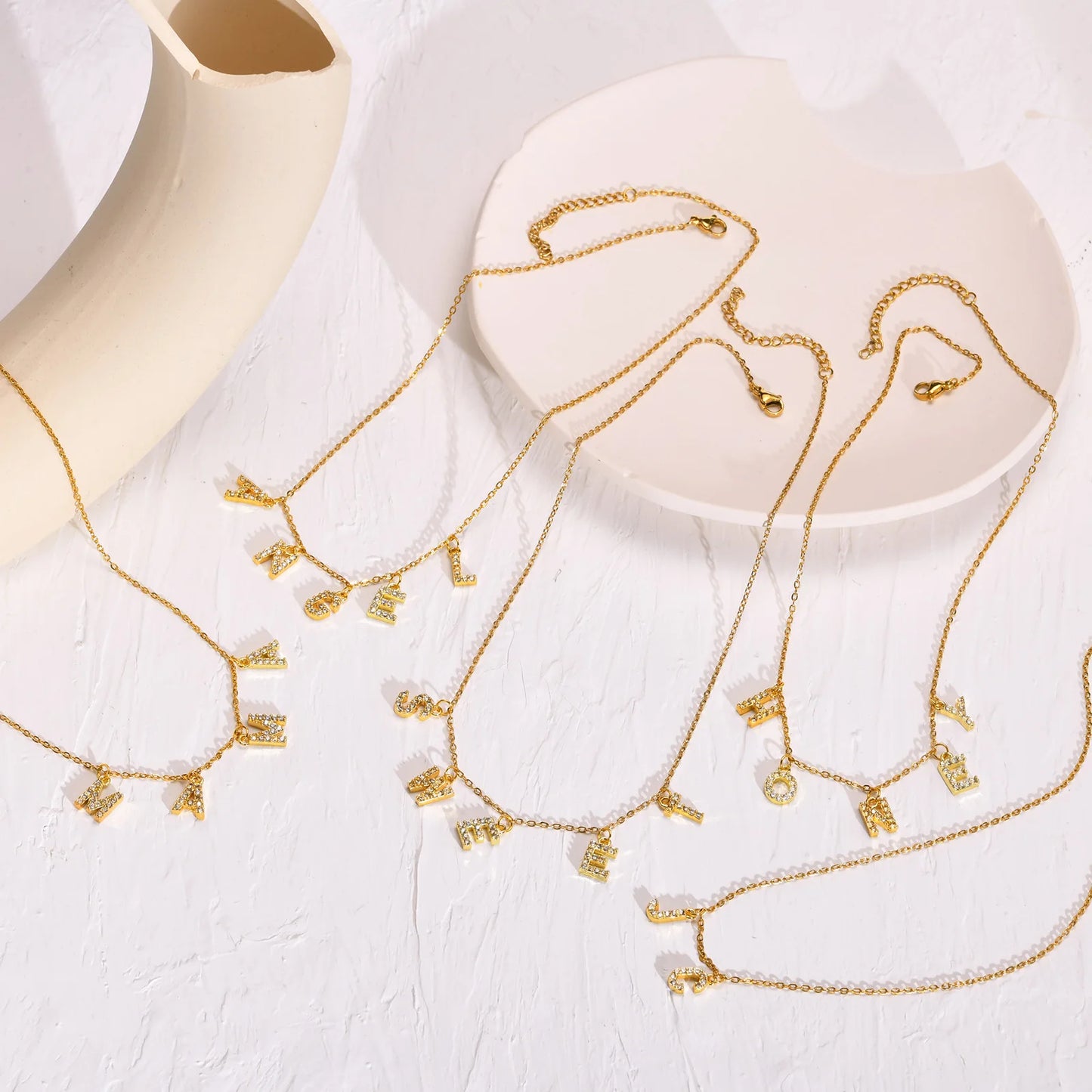 Personalized Initial Letter Necklace