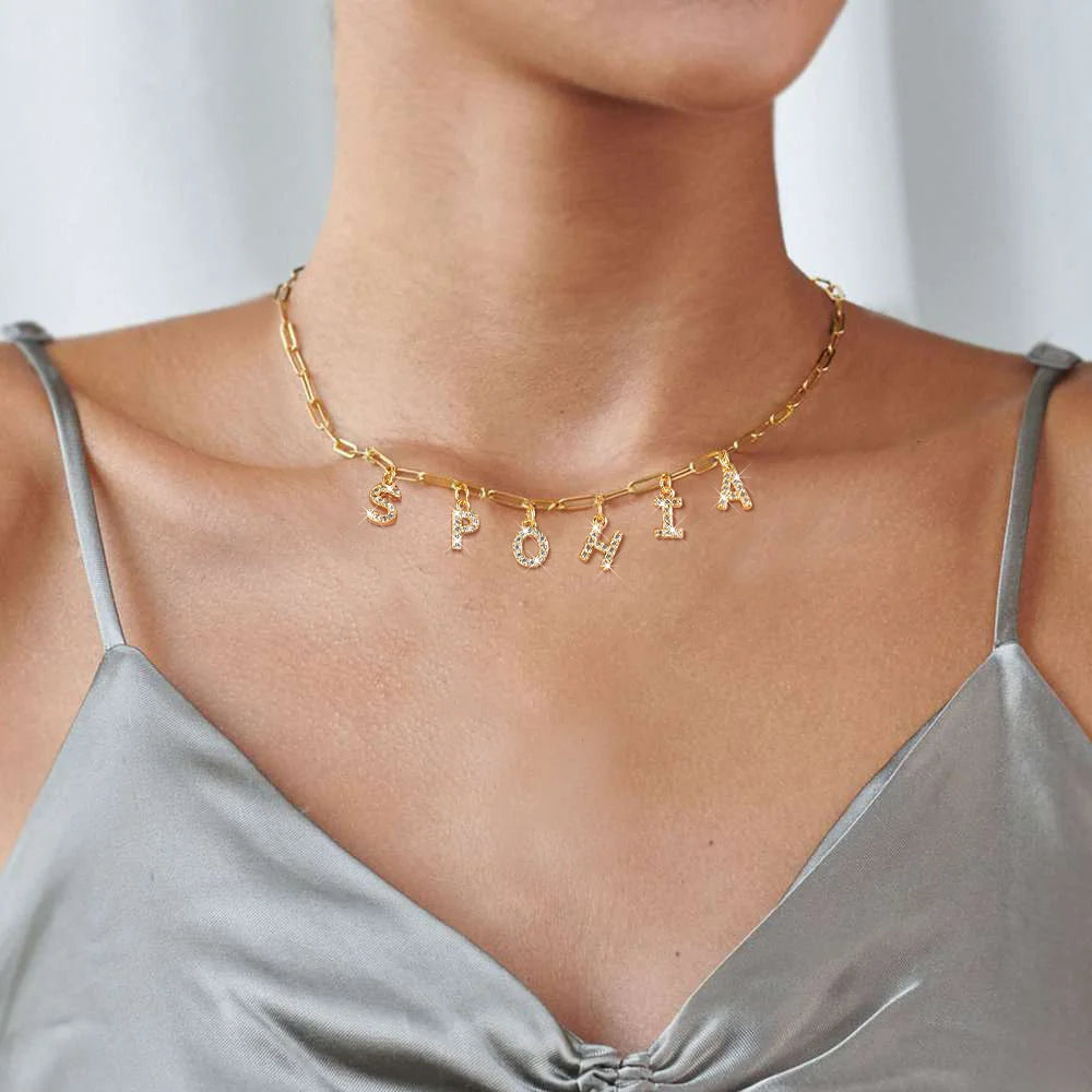 Personalized Initial Letter Necklace