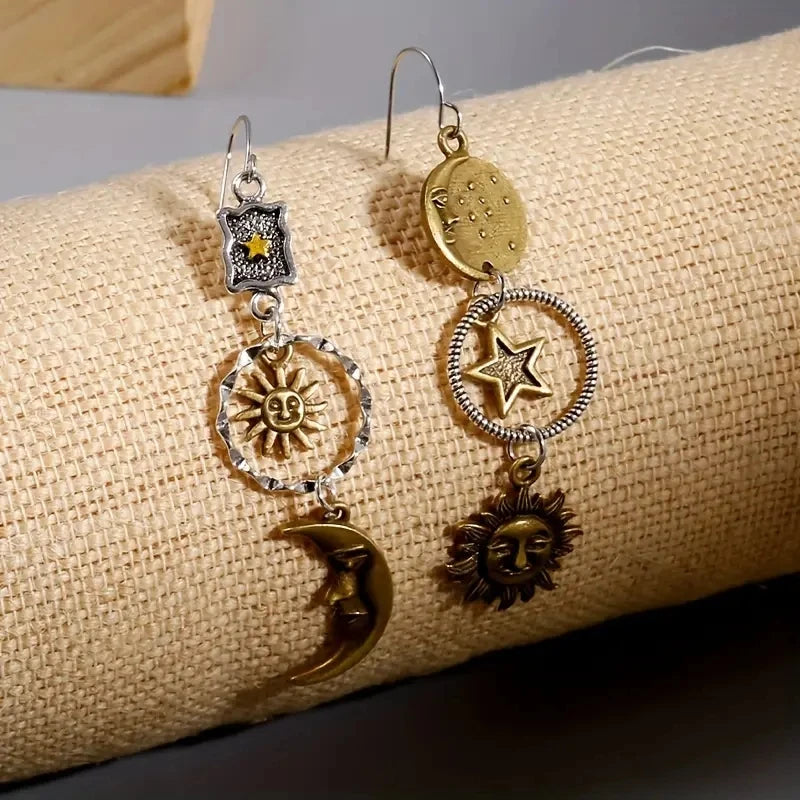 Celestial Charm Statement Earrings
