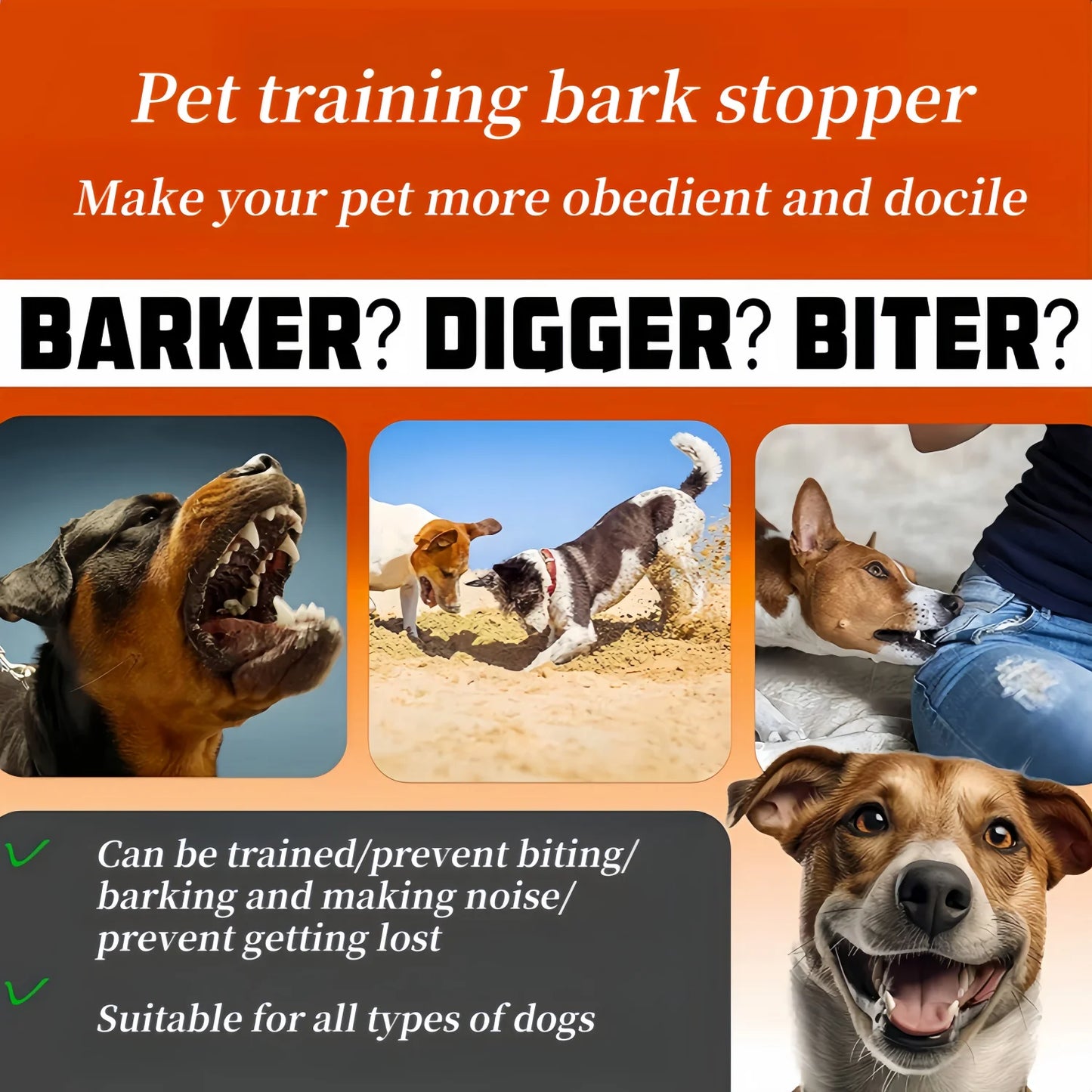 Smart Anti-Bark Dog Collar
