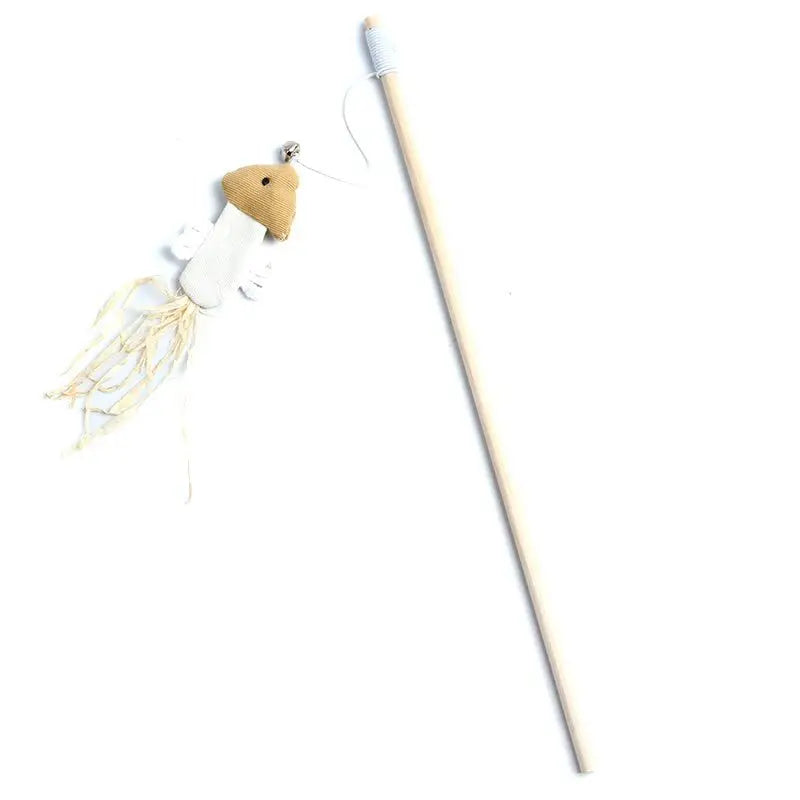 Interactive Feather Cat Wand
