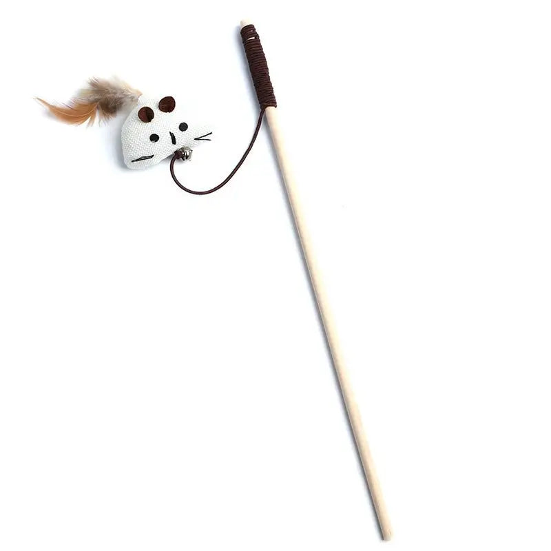 Interactive Feather Cat Wand