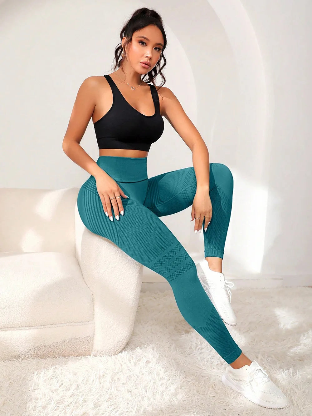 High-Waisted Butt-Lifting Fitness Pants – Women’s Yoga & Running Leggings