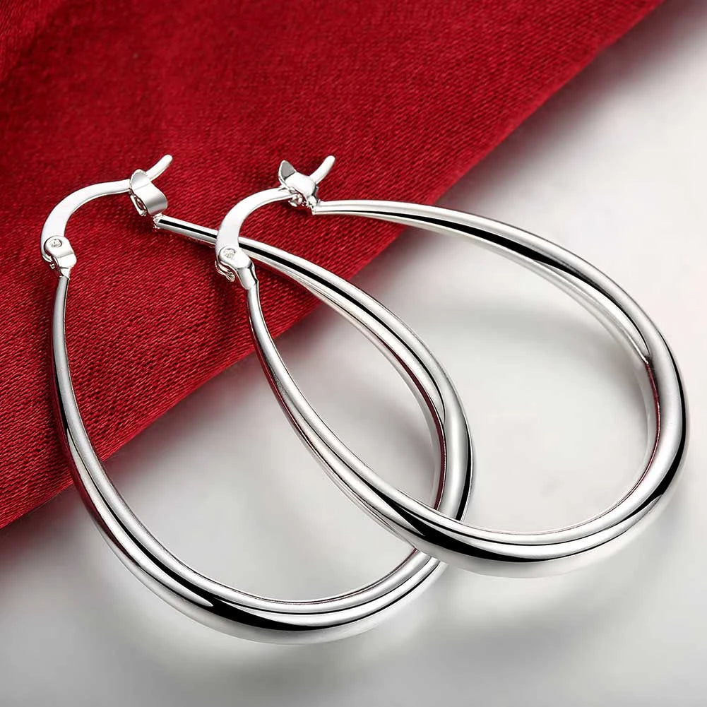Sterling Silver Hoop Earrings