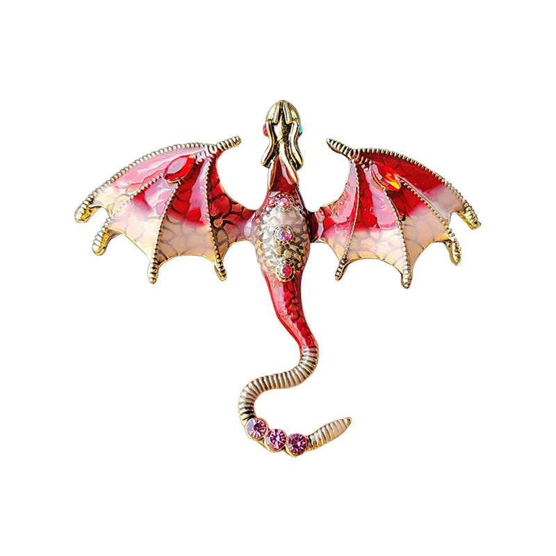 Enchanted Dragon Brooch Pin