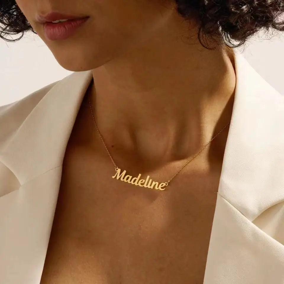 Custom Name Pendant Necklace