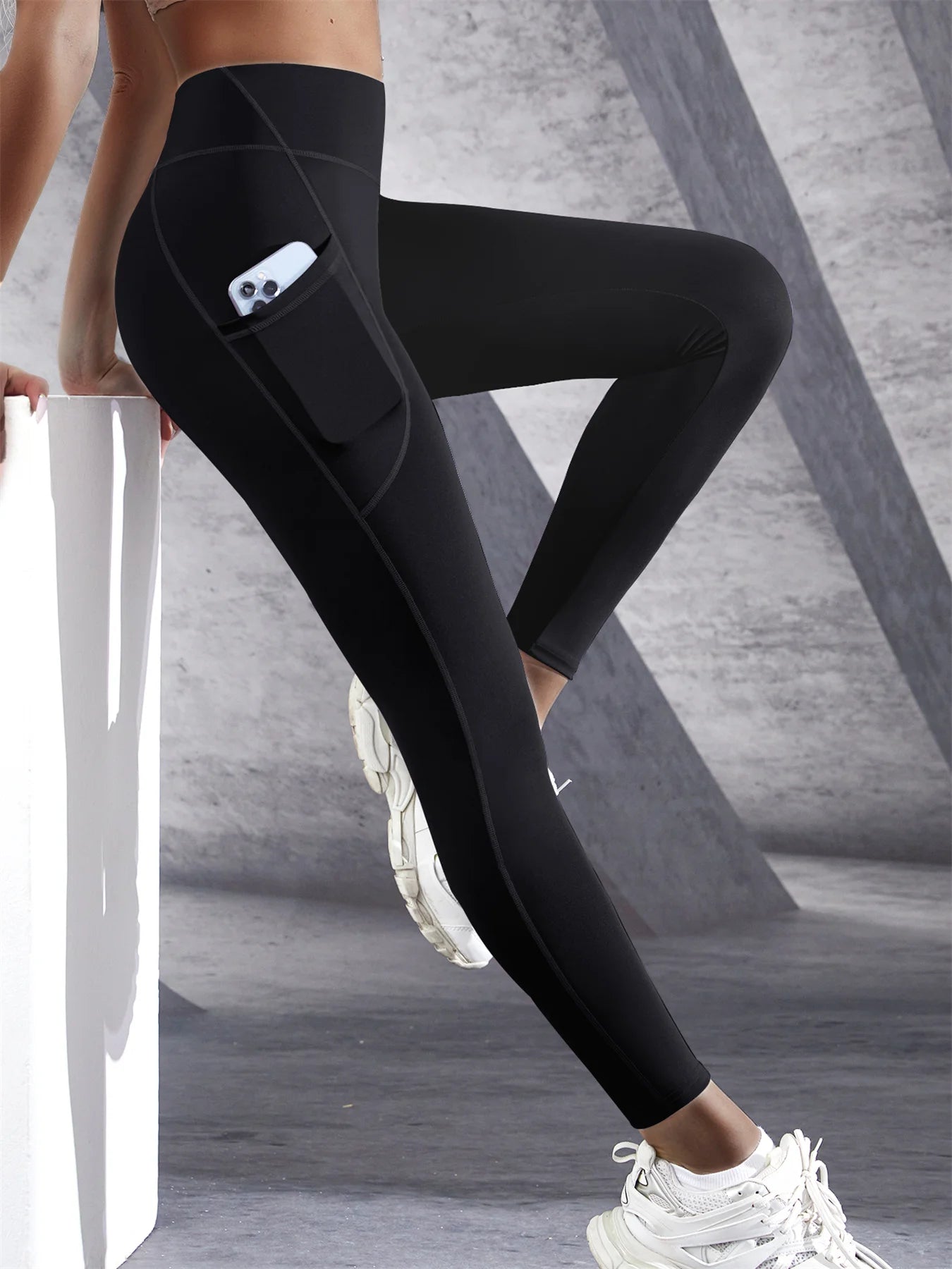 High Waist Leggings with Pockets – Women’s Stretch Yoga & Fitness Pants