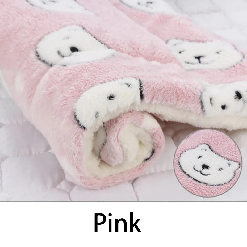Cozy Flannel Pet Bed