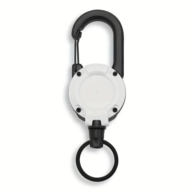 Retractable Carabiner Keychain Clip