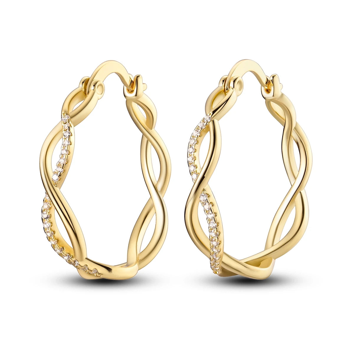 Elegant Sterling Silver Hoops