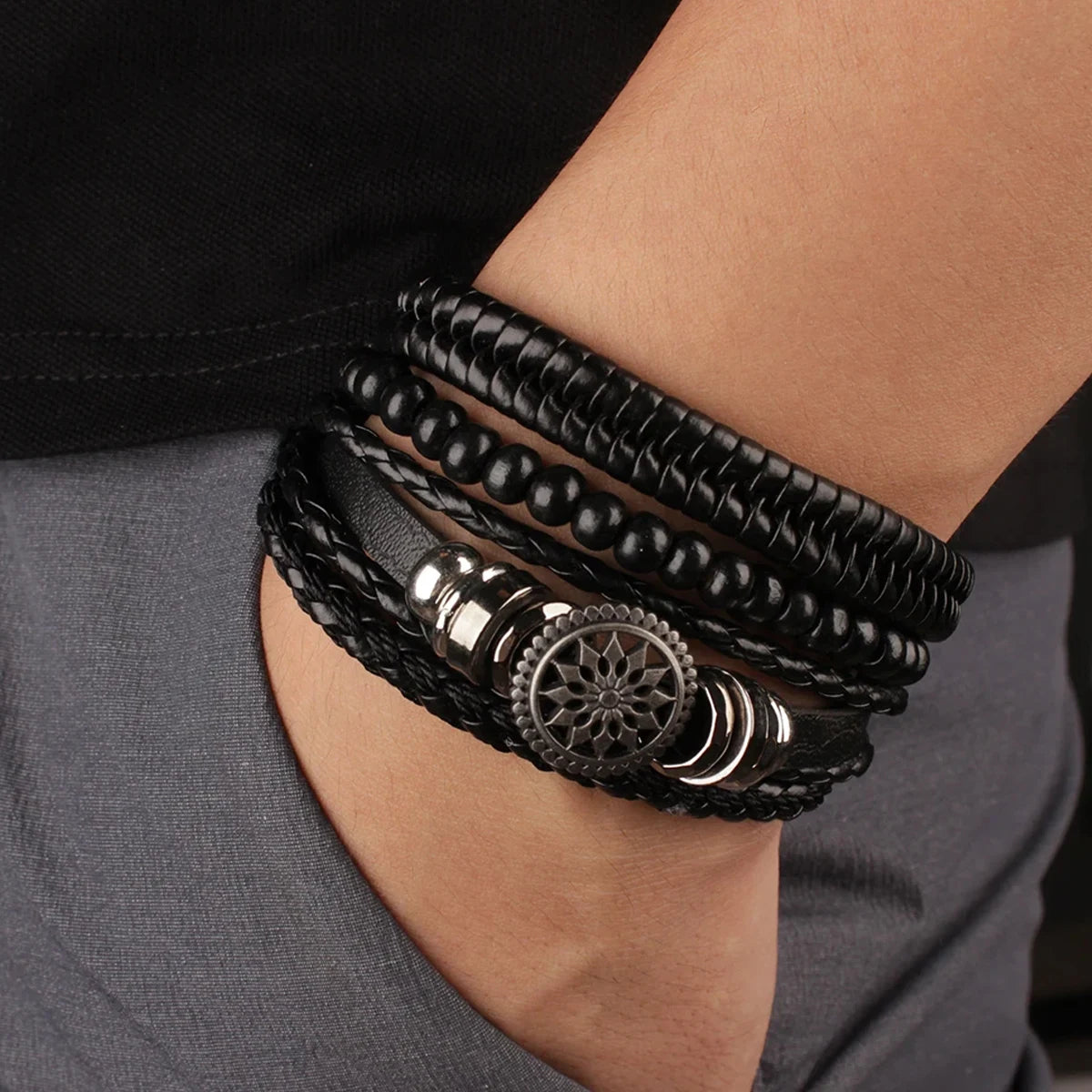 Men’s Vintage Charm Bracelets