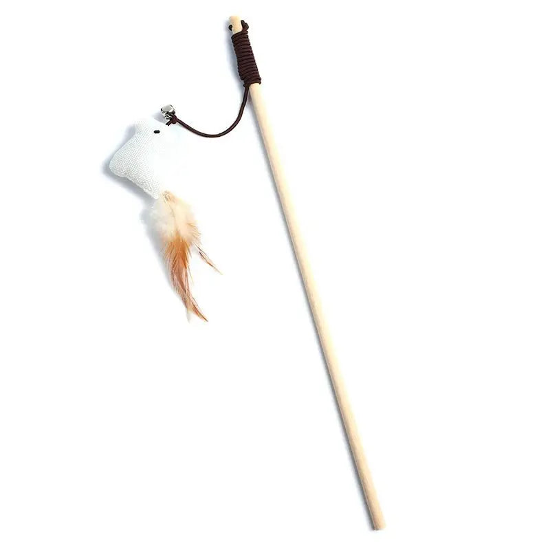 Interactive Feather Cat Wand