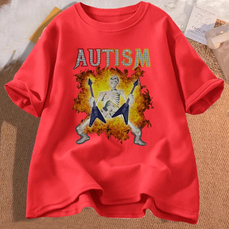 Autism Skeleton Meme Tee