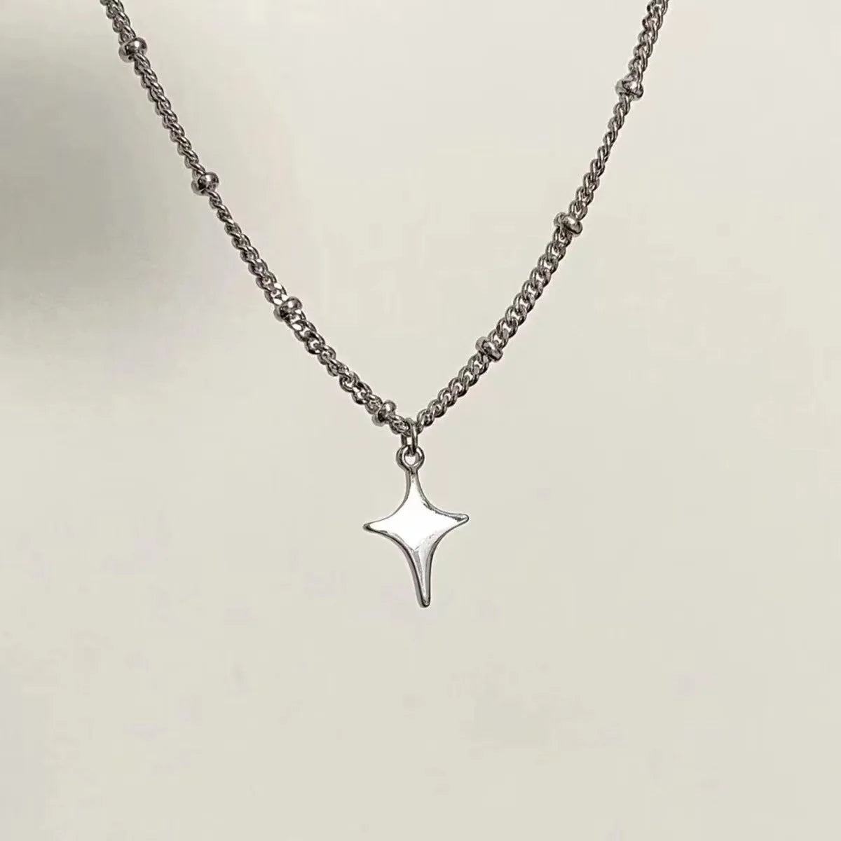 Minimalist Shine Alloy Necklace