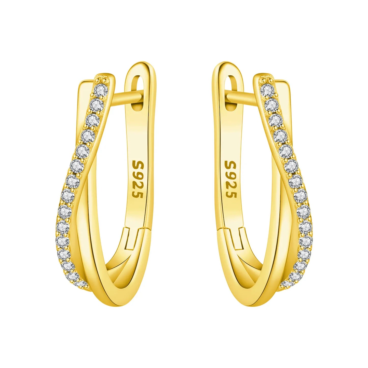 925 Sterling Silver Multi-Layer Hoop Earrings – Fine Jewelry for Women