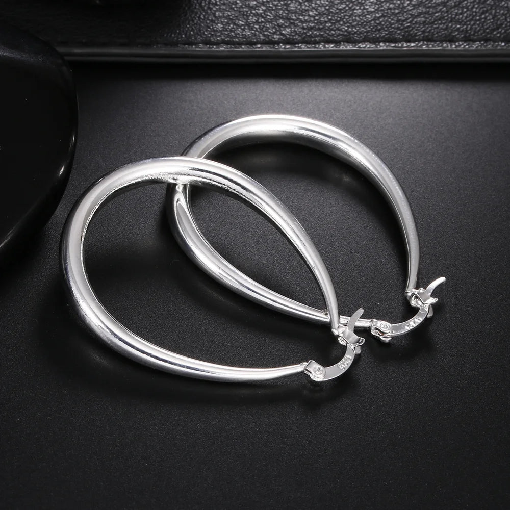 Sterling Silver Hoop Earrings