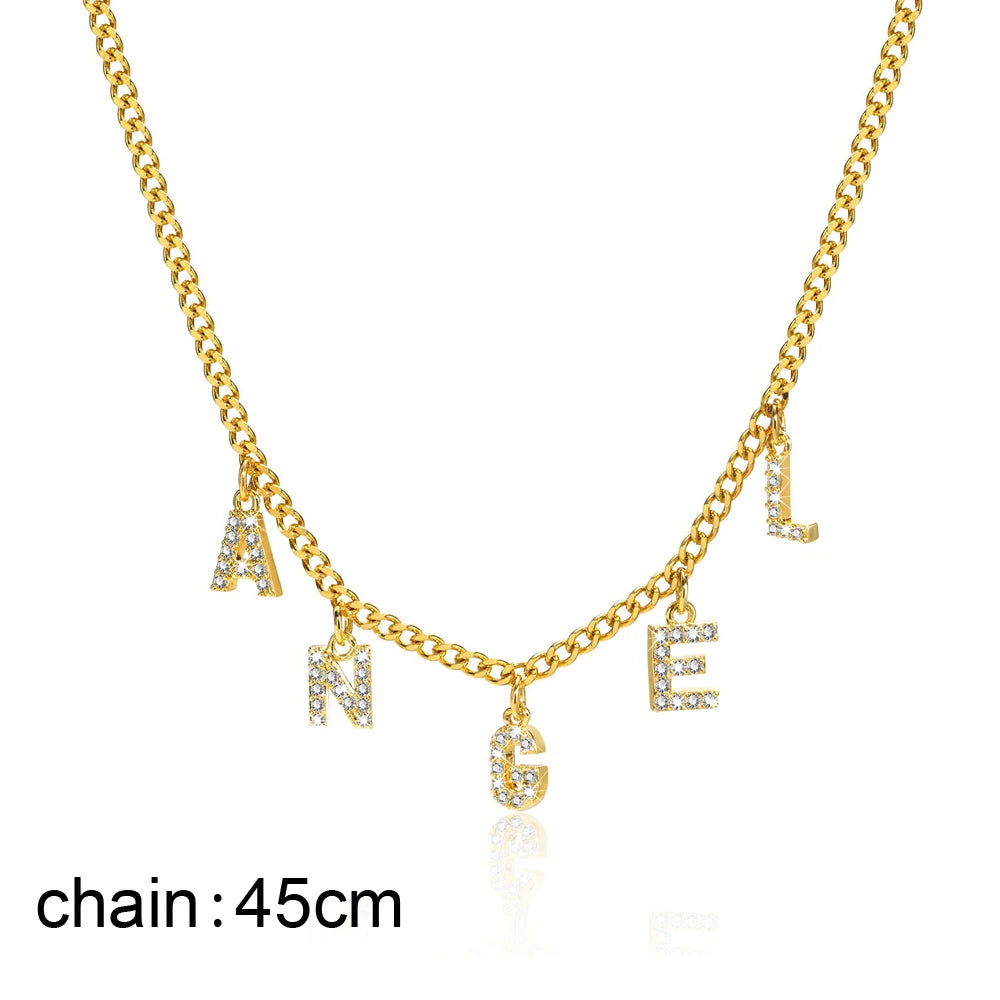 Personalized Initial Letter Necklace